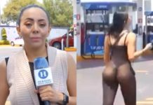 为了性感辣妹,摄影师竟然忽略了播报中的记者